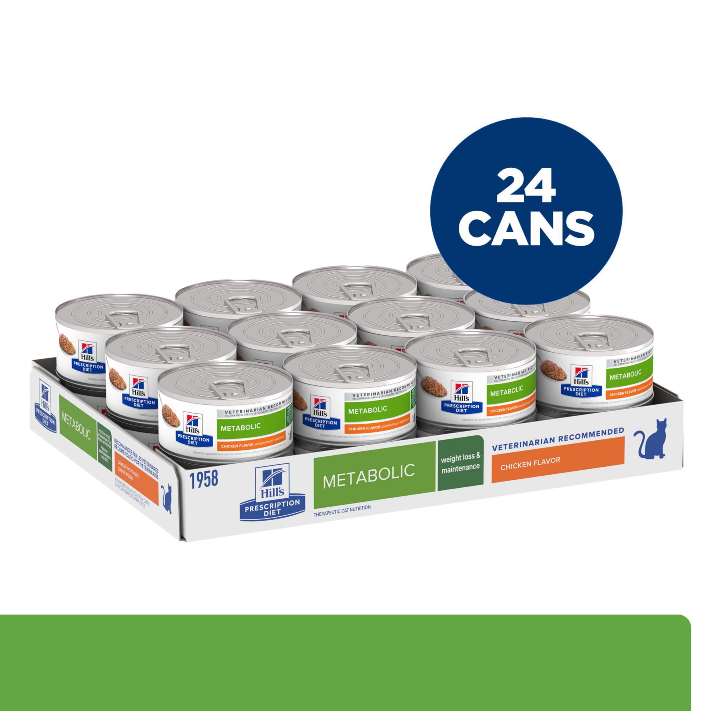 Hill's Prescription Diet chat mange dans une assiette pour meilleure acceptation