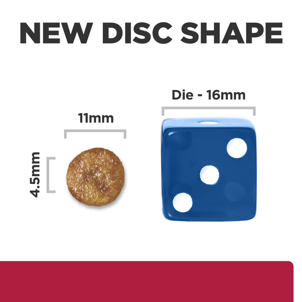 HILL'S PRESCRIPTION DIET h/d comparaison taille des croquettes pour portionnage précis