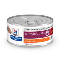HILL'S PRESCRIPTION DIET emballage avant montrant produit clinique et bénéfice digestif