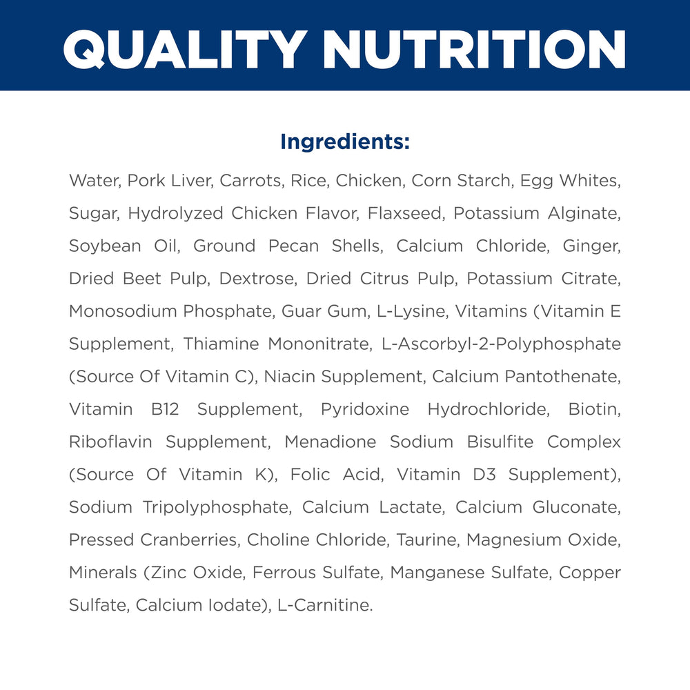 HILL'S PRESCRIPTION DIET comparaison de portion aide à gérer le poids