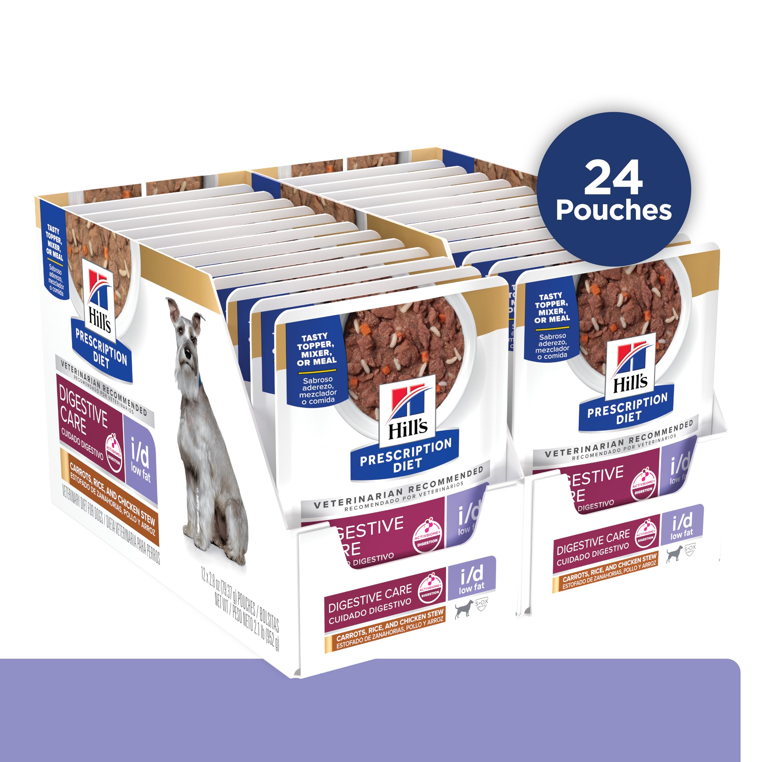 HILL'S PRESCRIPTION DIET texture en sauce en gros plan, favorise l'ingestion