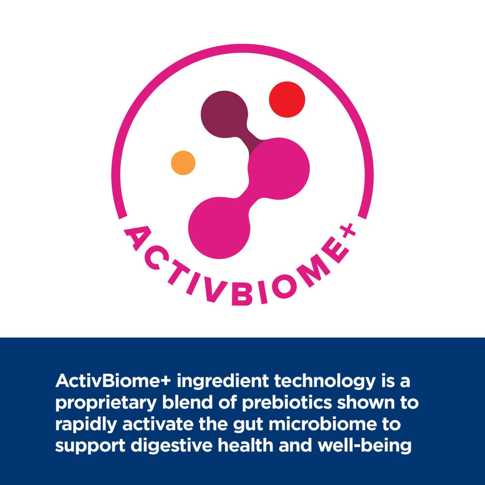 Hill's Prescription Diet ingrédients principaux affichés support de transparence