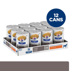 Hill's Prescription Diet l/d dans gamelle, favorise prise alimentaire chez chien sensible
