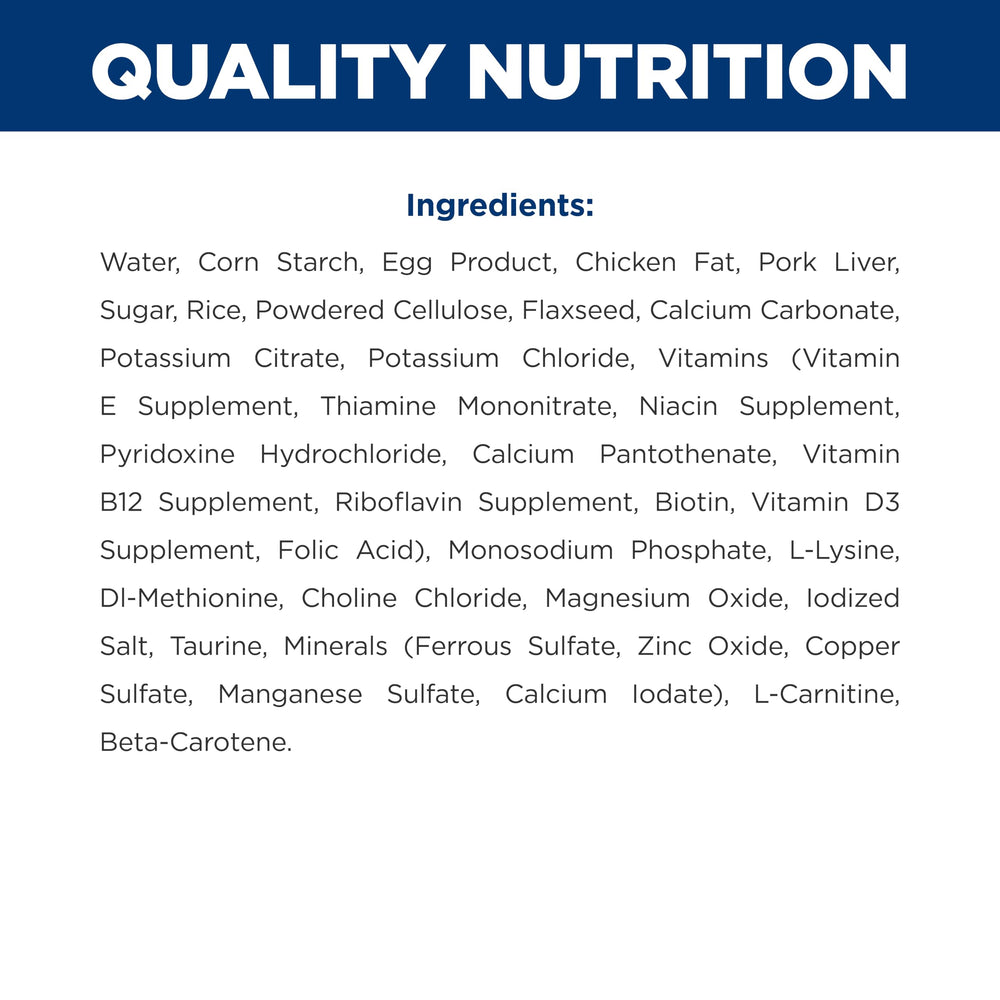 Hill's Prescription Diet portion servie dans un bol pratique et digestible