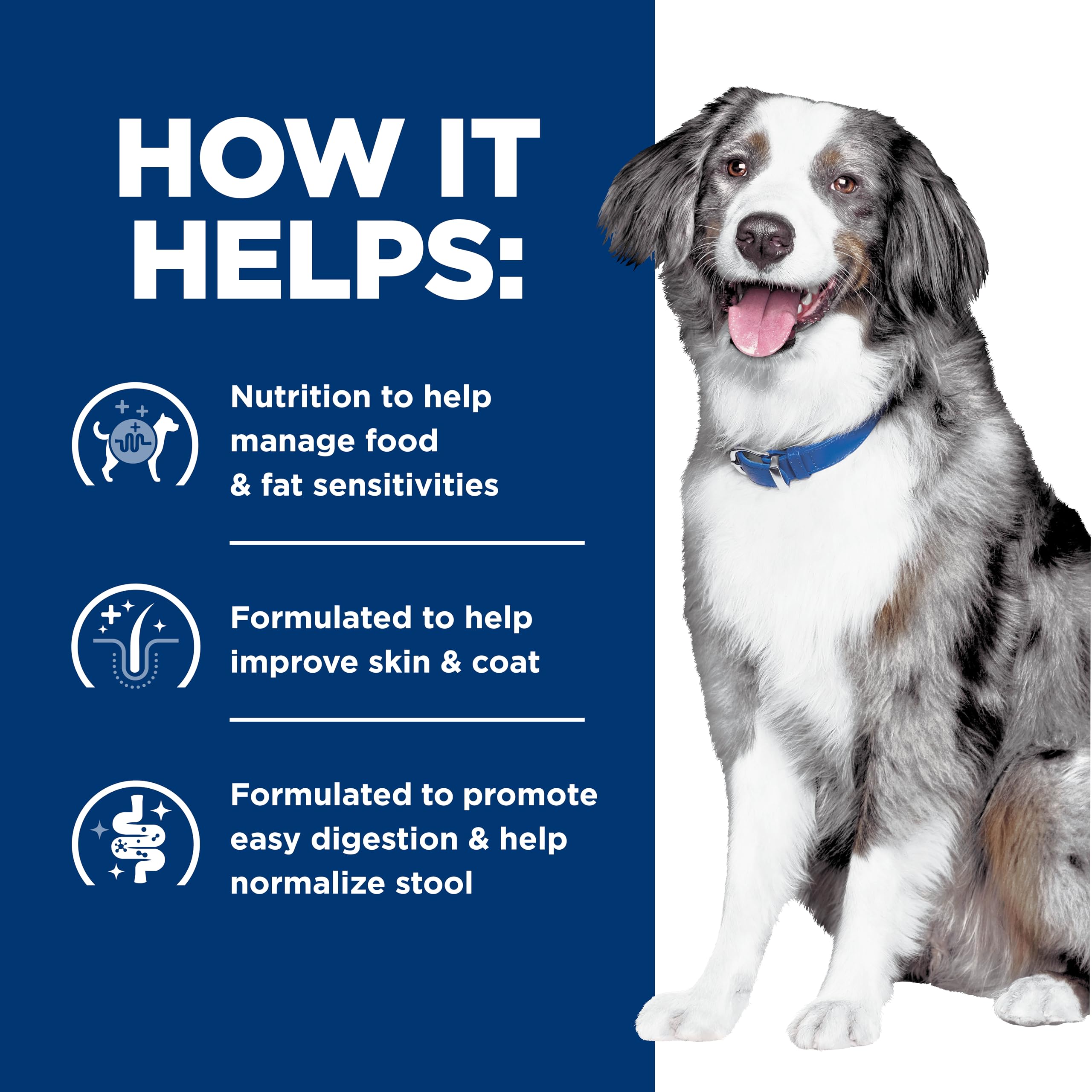 HILL'S PRESCRIPTION DIET portion contrôlée pour chien illustrant facilité de distribution