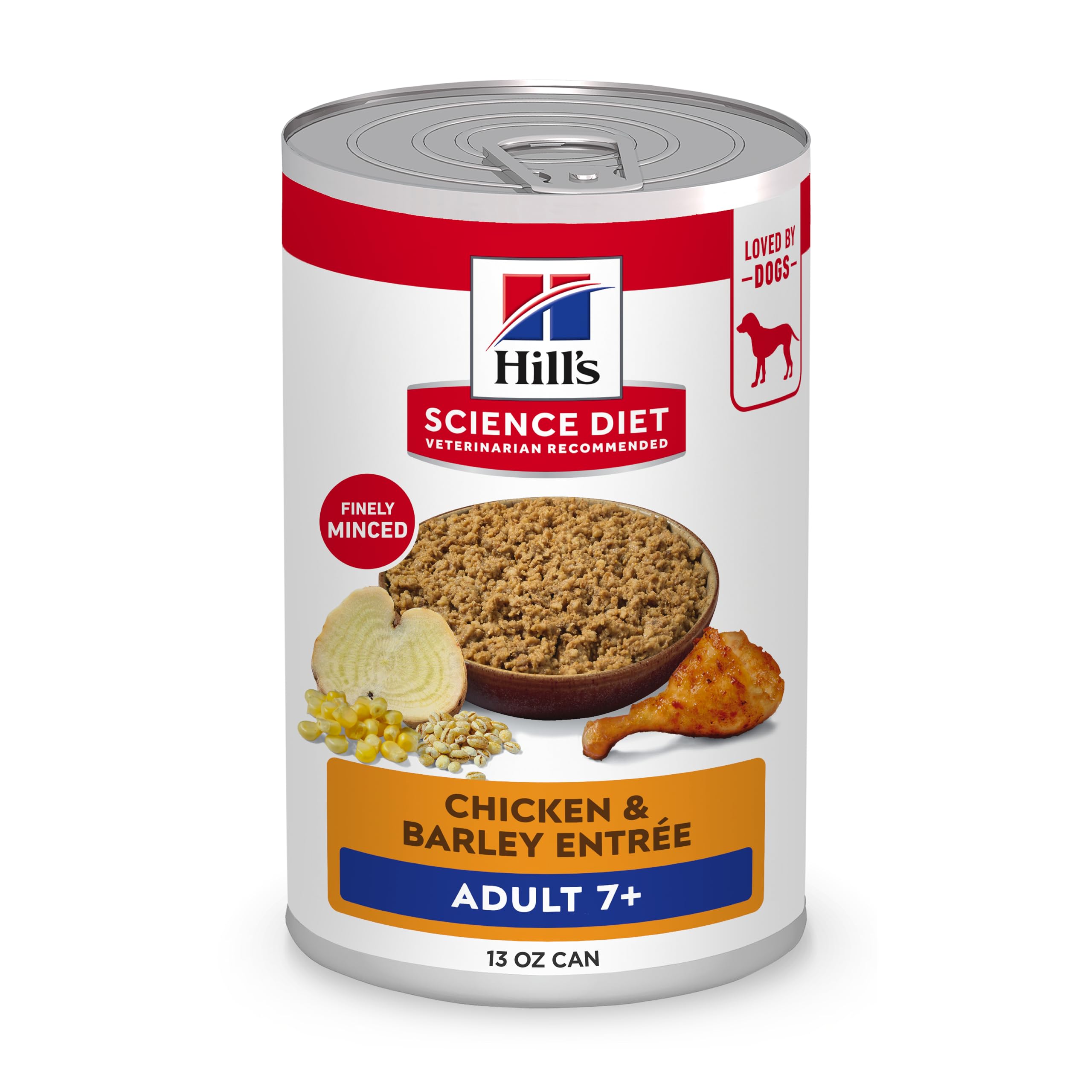 Hill's Science Diet boîte avant de l'emballage montrant l'identité et bénéfice nutritionnel
