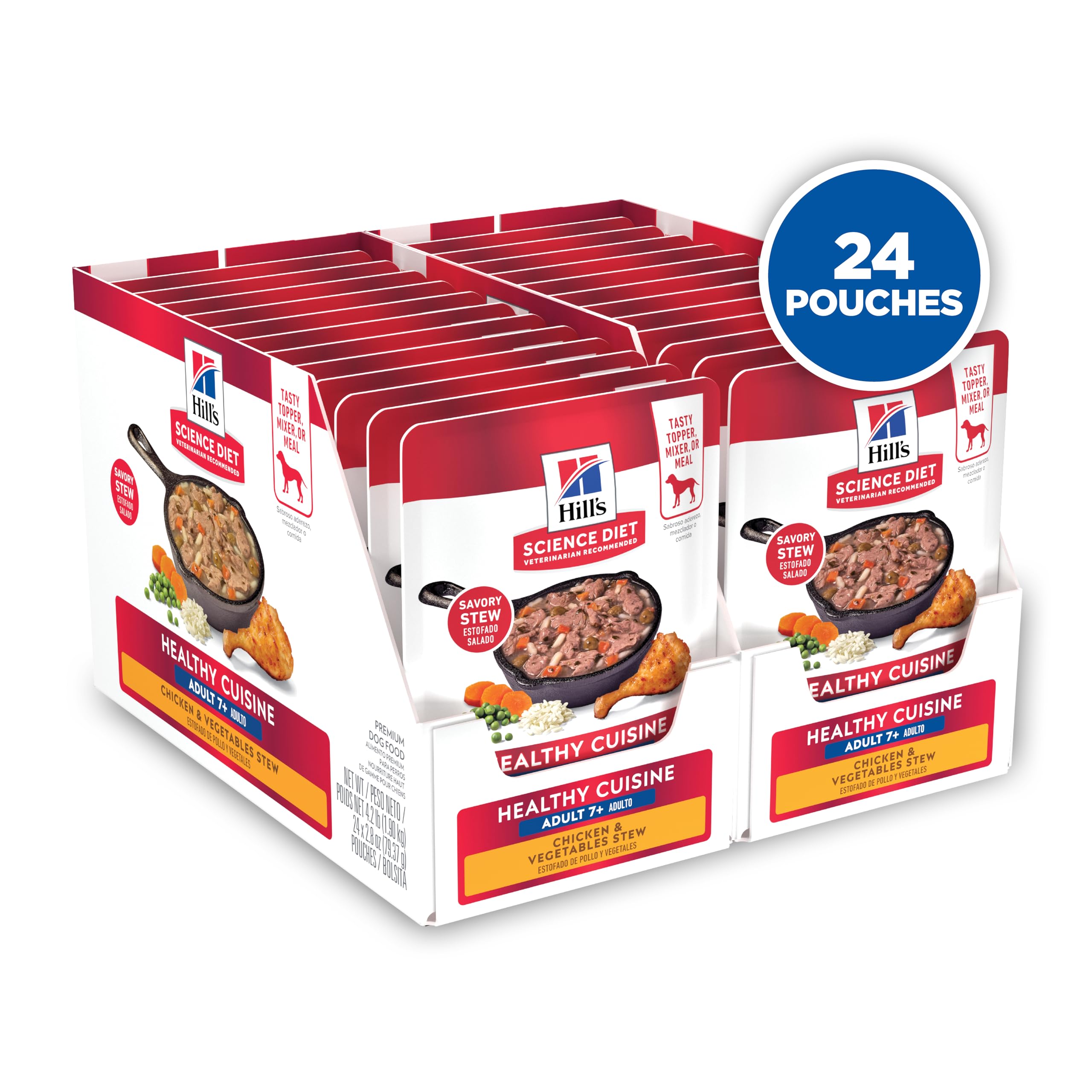 Hill's Science Diet gros plan texture du ragoût montrant tendreté et digestibilité