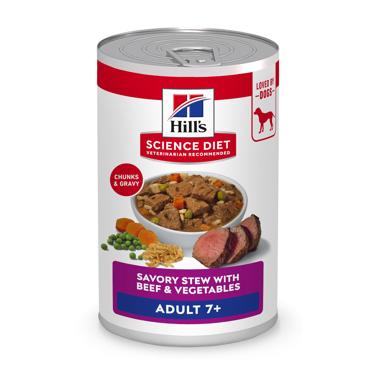 Hill's Science Diet boîte face montrant l'étiquette et la praticité