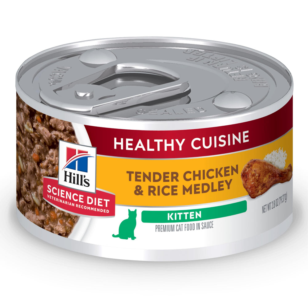 Hill's Science Diet boîte face montrant l'emballage et avantages nutritionnels