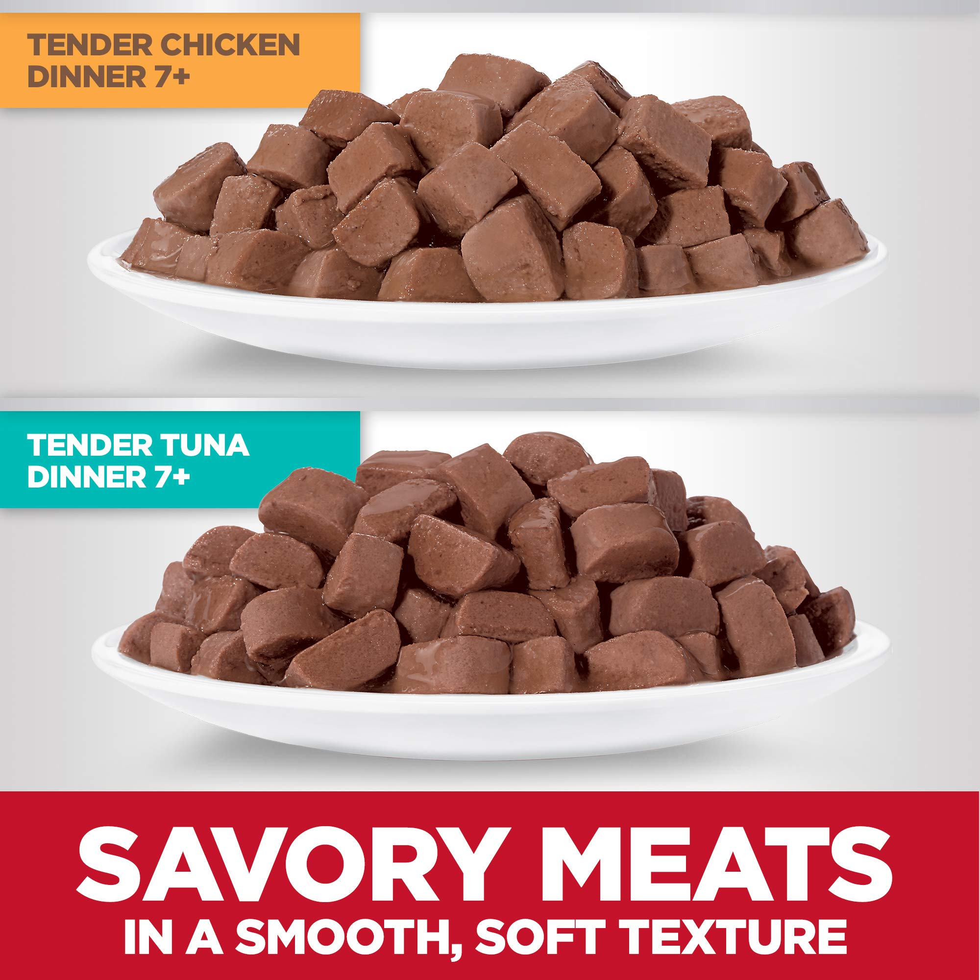Hill's Science Diet comparaison taille sachet près d'une main pratique pour portions