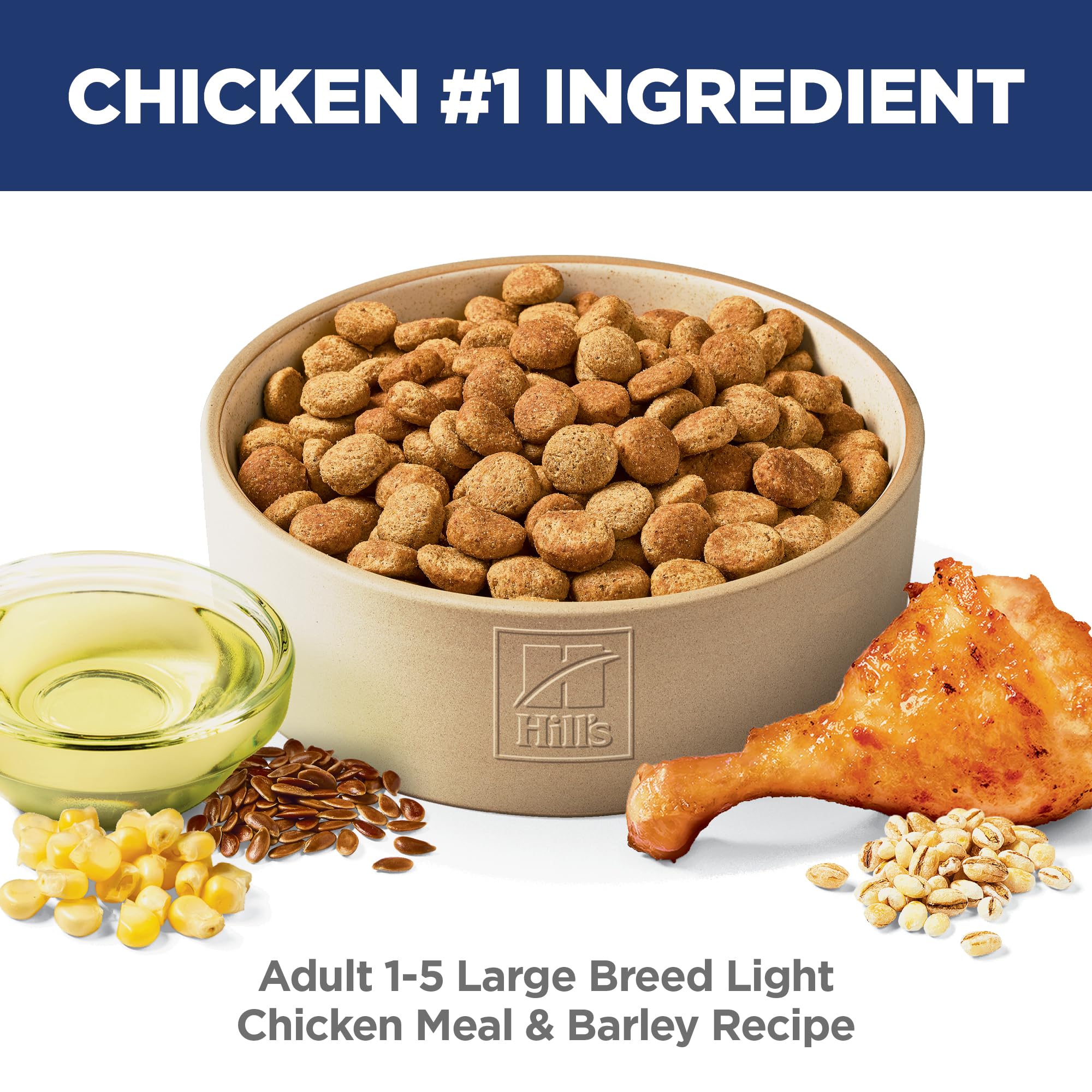 Hill's Science Diet croquettes dans une tasse démontrant portion adaptée bénéfice satiété