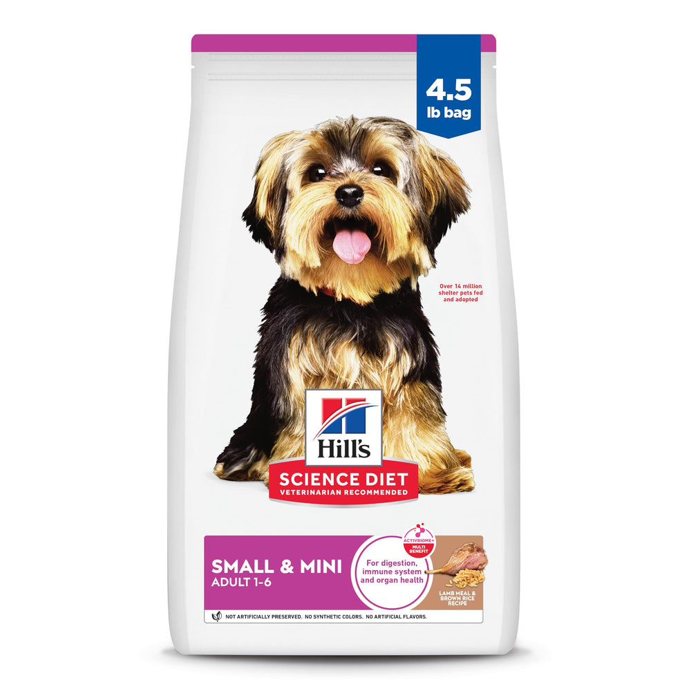 Hill's Science Diet emballage avant montrant le produit et informations claires