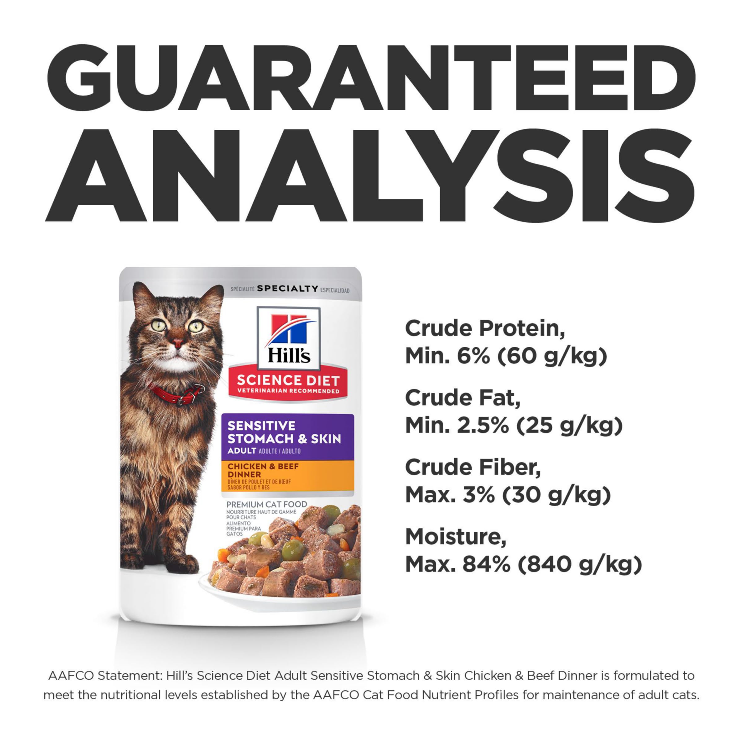 Hill's Science Diet emballage « made in USA » visible, traçabilité et confiance