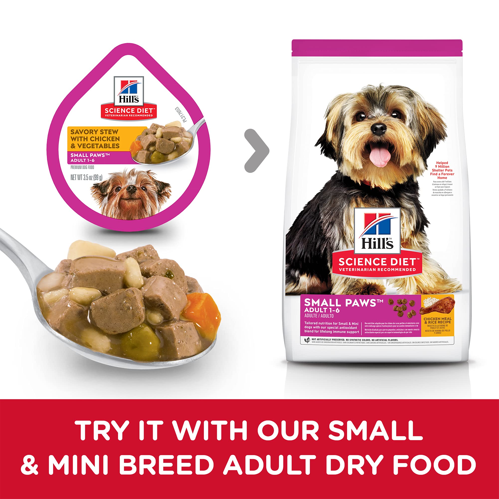 Hill's Science Diet emballage multipack pratique pour conservation