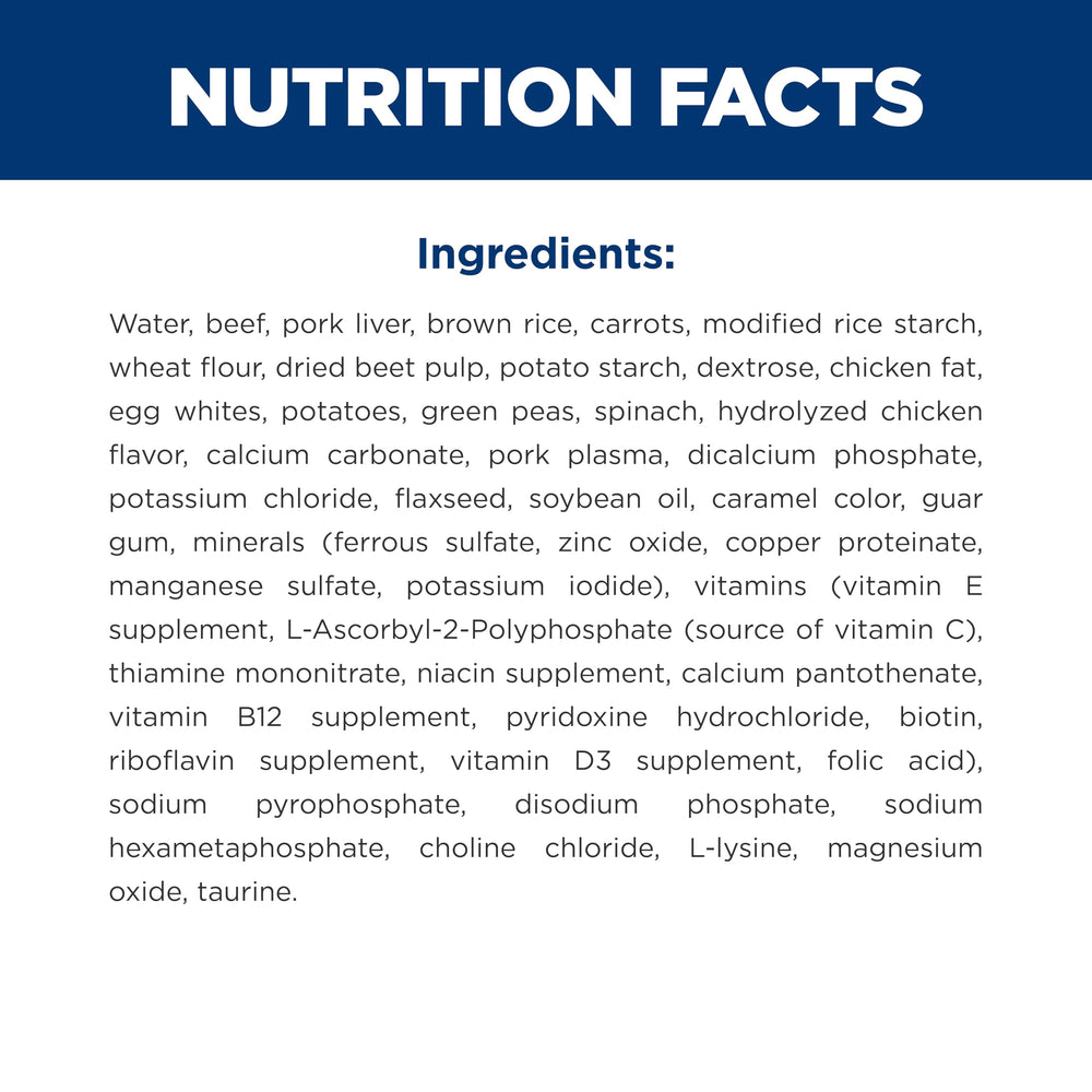 Hill's Science Diet étiquette nutritionnelle détaillée pour confiance et transparence