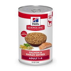 Hill's Science Diet face de la canette montrant l'emballage et l'appétence