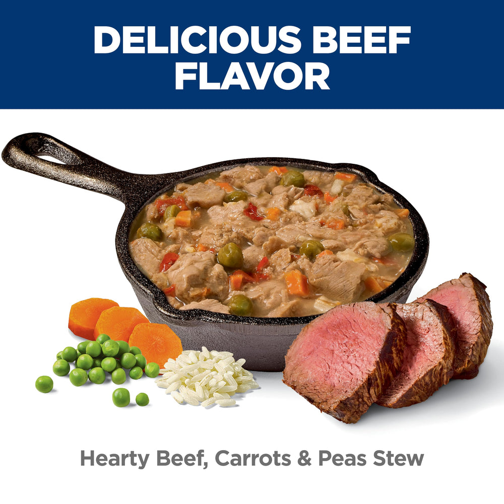 Hill's Science Diet ingrédients bœuf, carottes et pois, goût naturel préservé