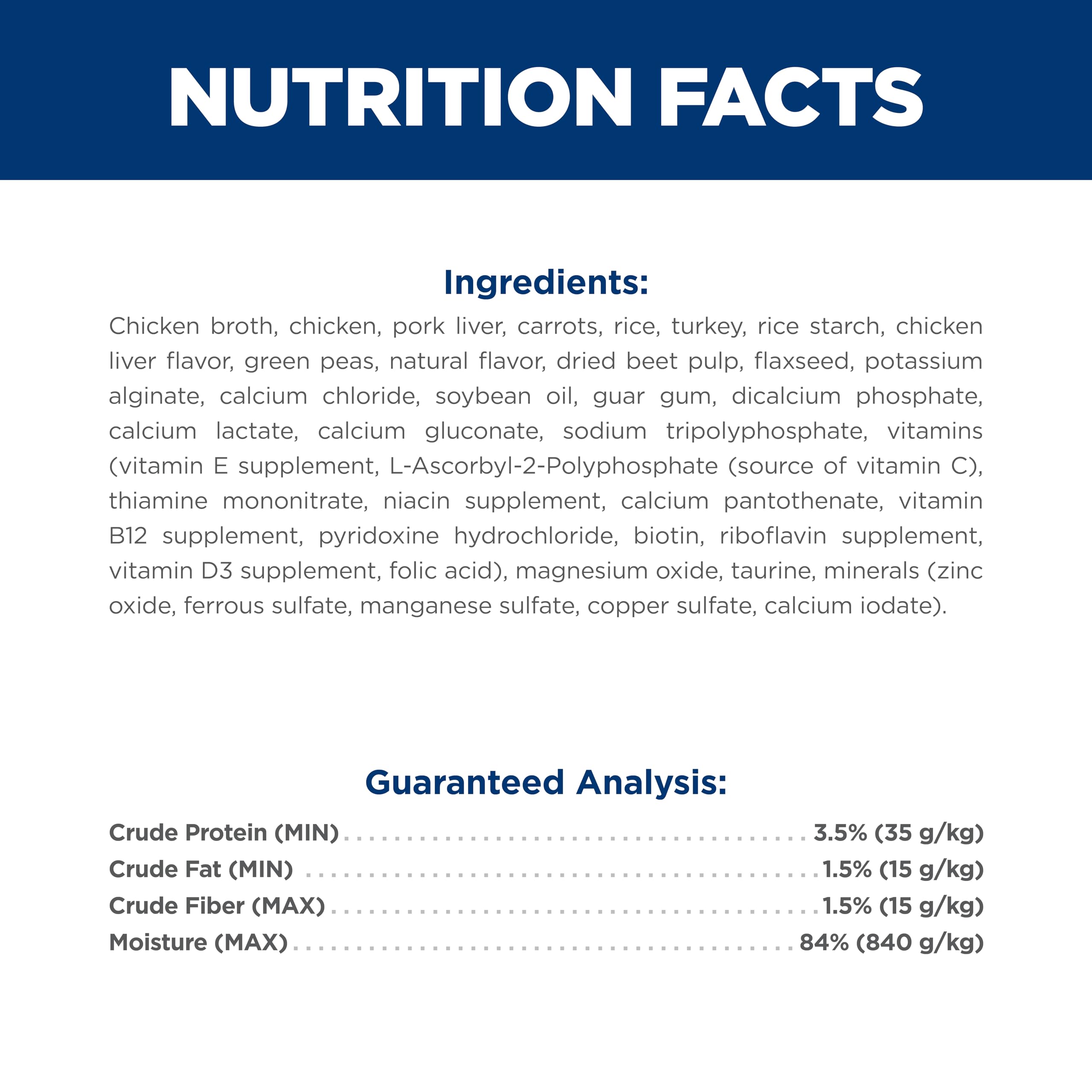 Hill's Science Diet tableau d'alimentation visible pour adapter portions selon poids