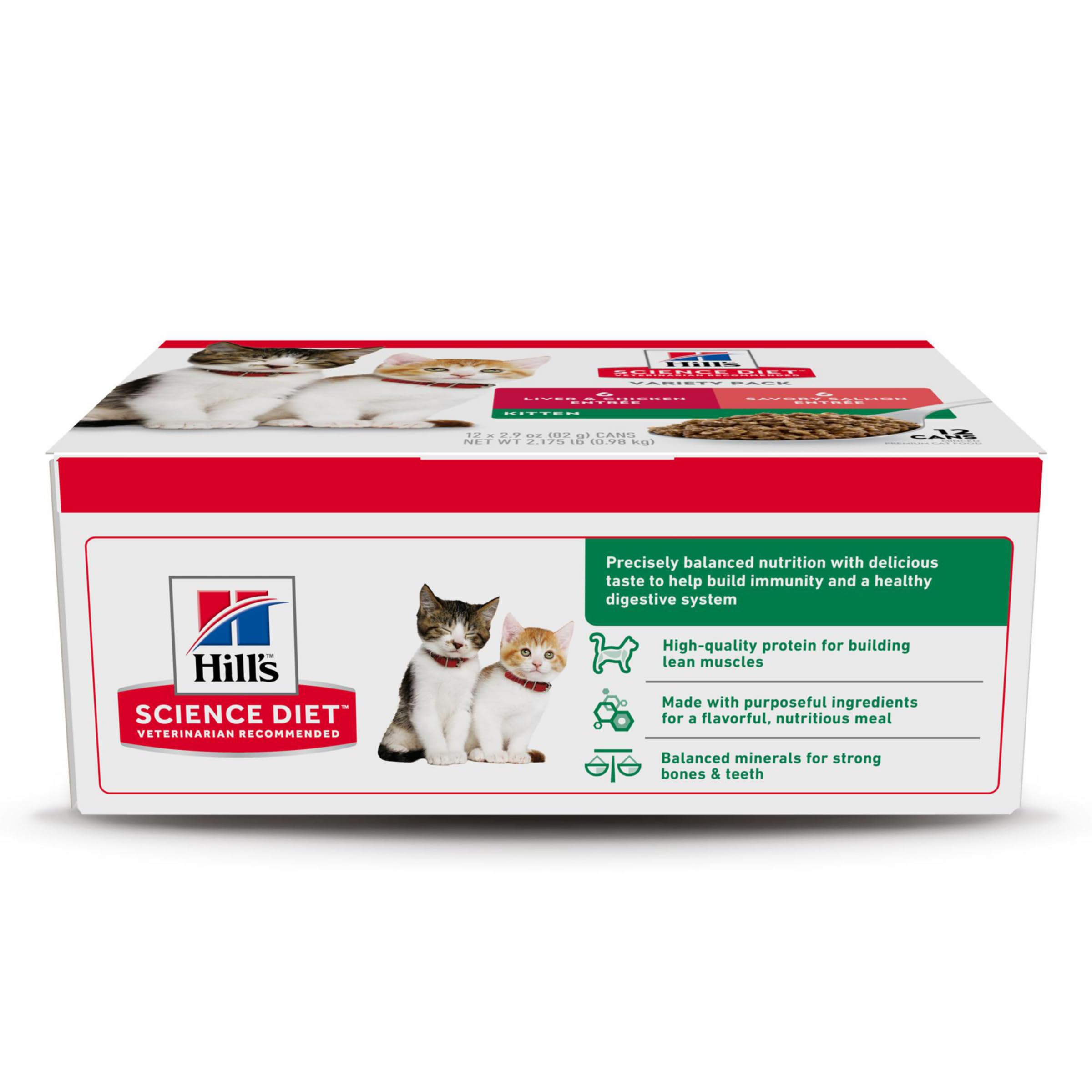 Hill's Science Diet pack complet de 12 boîtes, pratique pour varier les repas