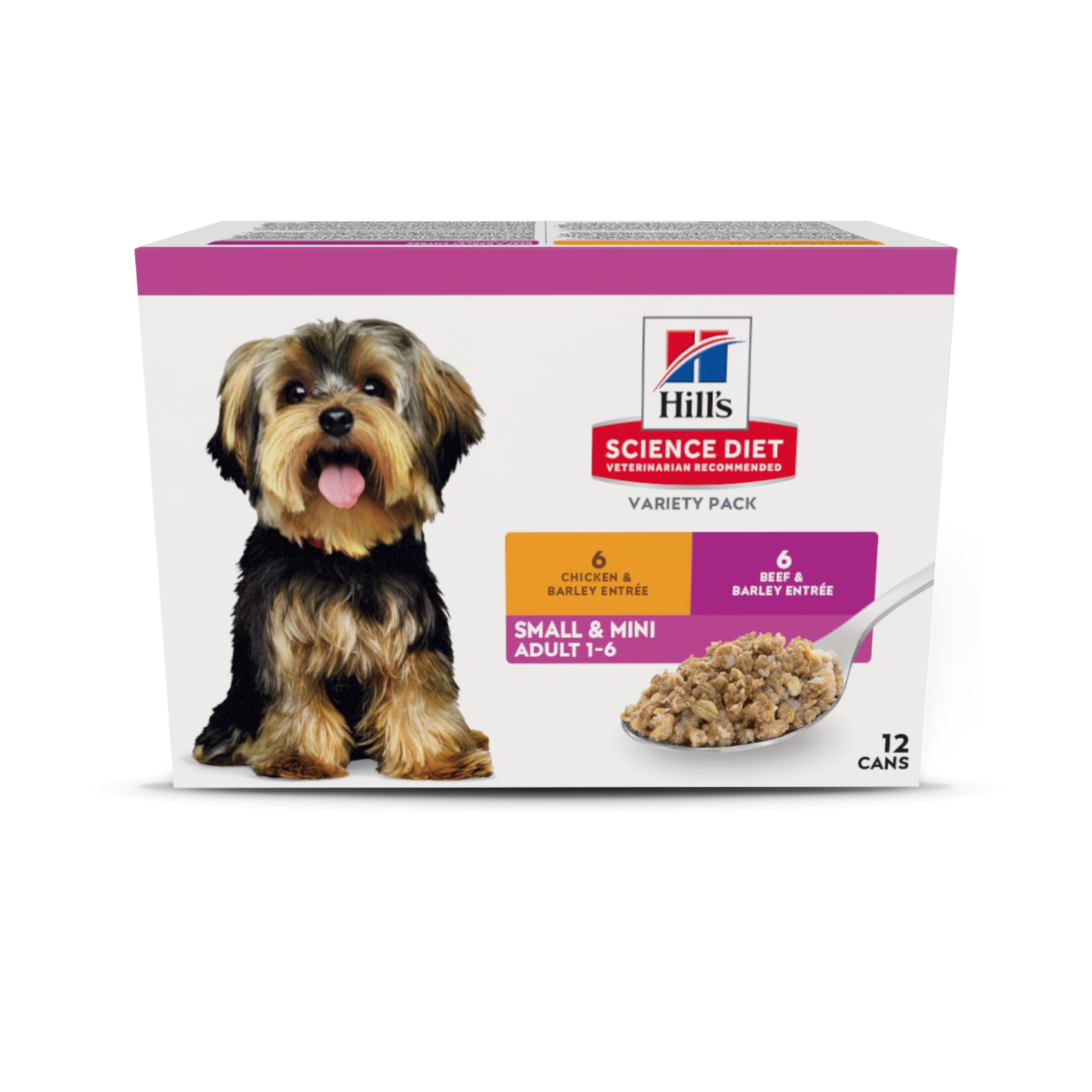 Hill's Science Diet pack varié face montrant assortiment et praticité