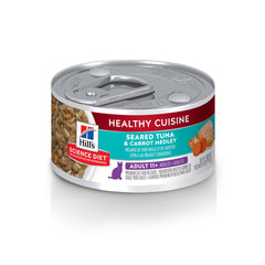 Hill's Science Diet emballage avant montrant recette senior et bénéfice nutritionnel