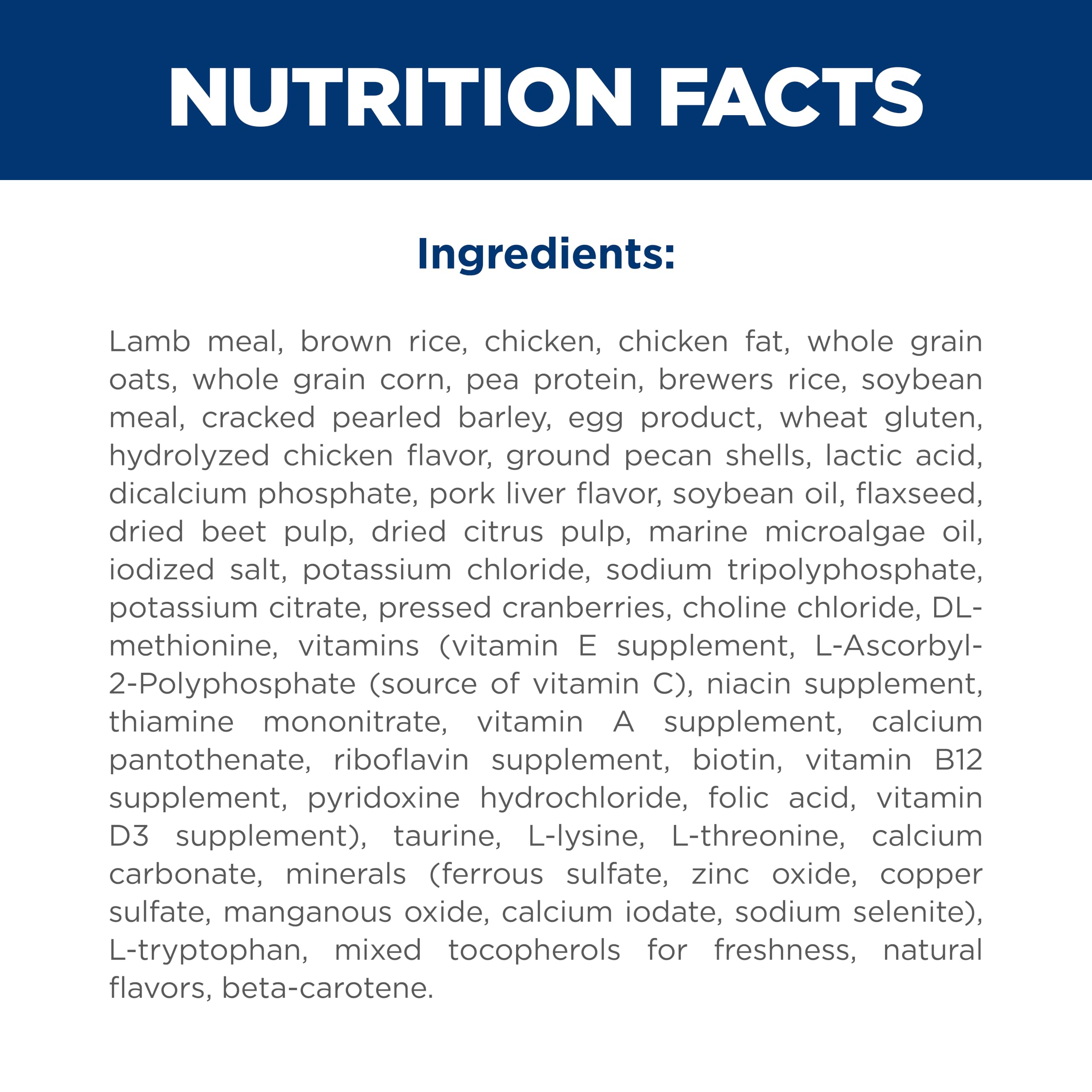 Hill's Science Diet comparaison taille croquette pour évaluer facilité de mastication des chiots