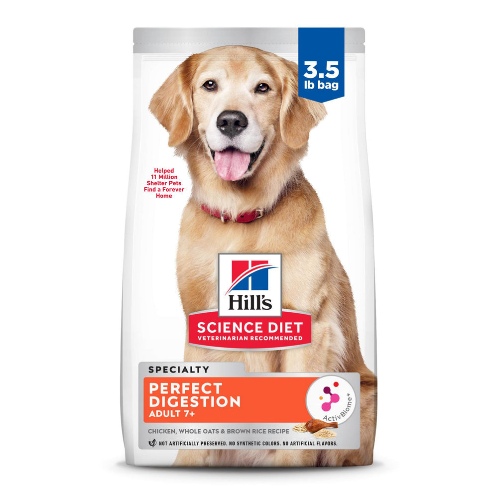 Hill's Science Diet sachet face avant montrant la recette Poulet & Riz brun pour digestion