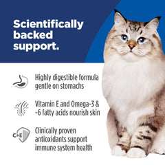 Hill's Science Diet tableau nutritionnel lisible pour 29 nutriments essentiels