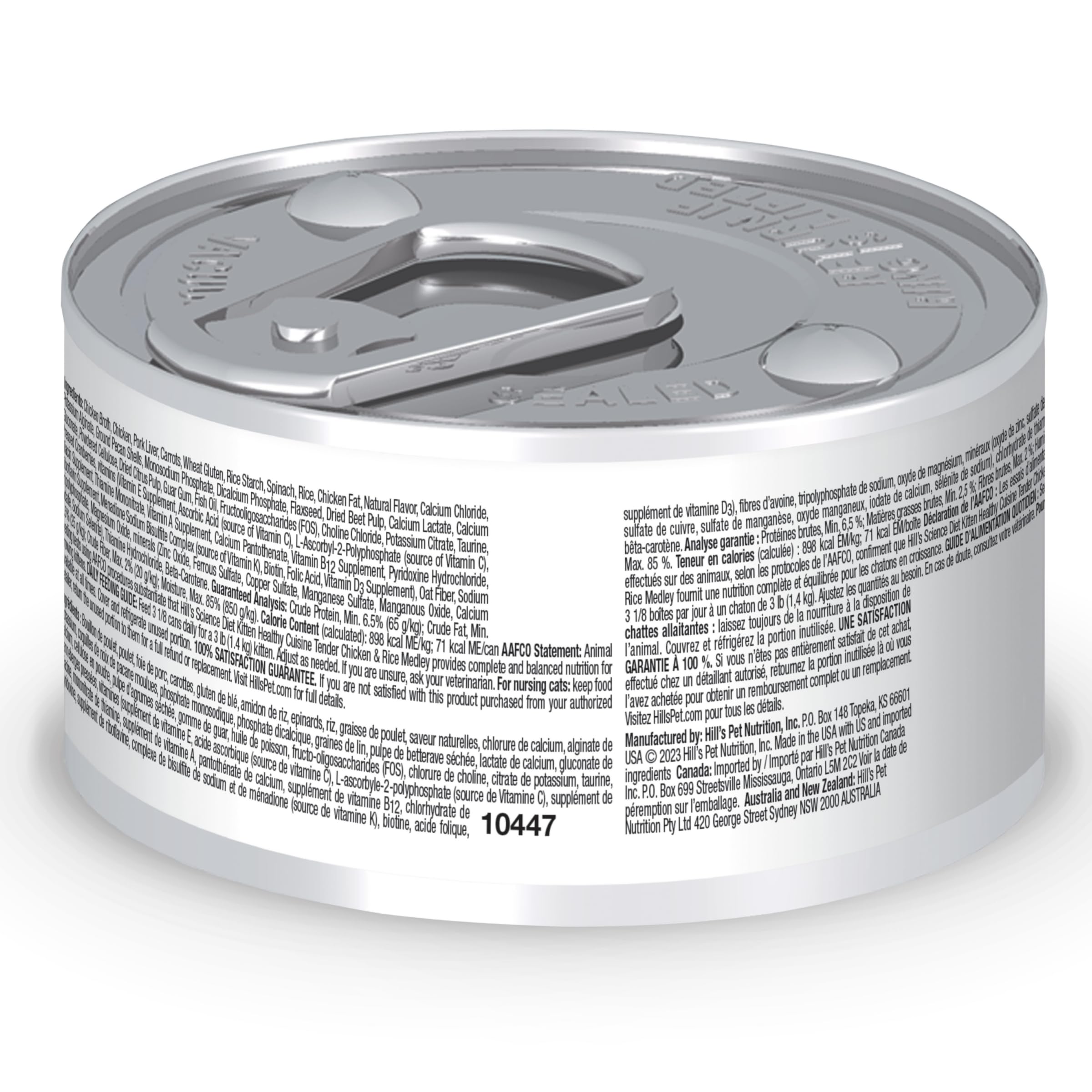 Hill's Science Diet gros plan sauce montrant texture appétente et hydratation