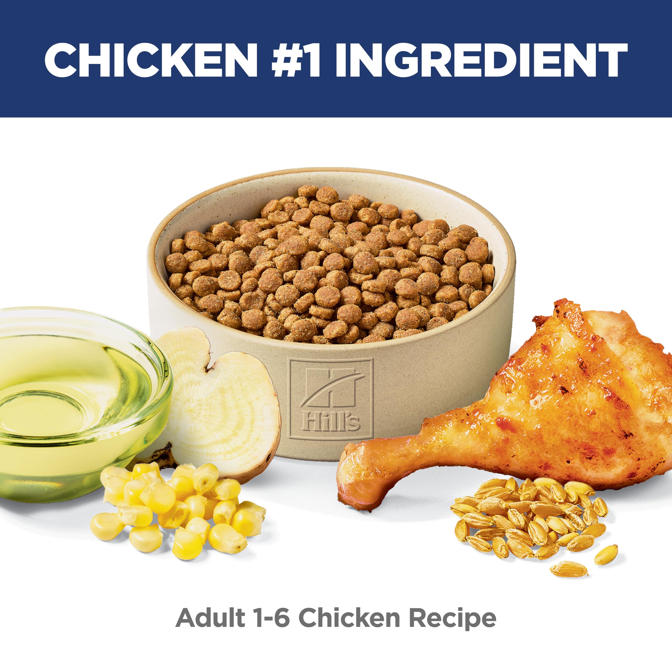 Hill's Science Diet zoom oméga‑6 et vitamine E, favorise peau et pelage brillants