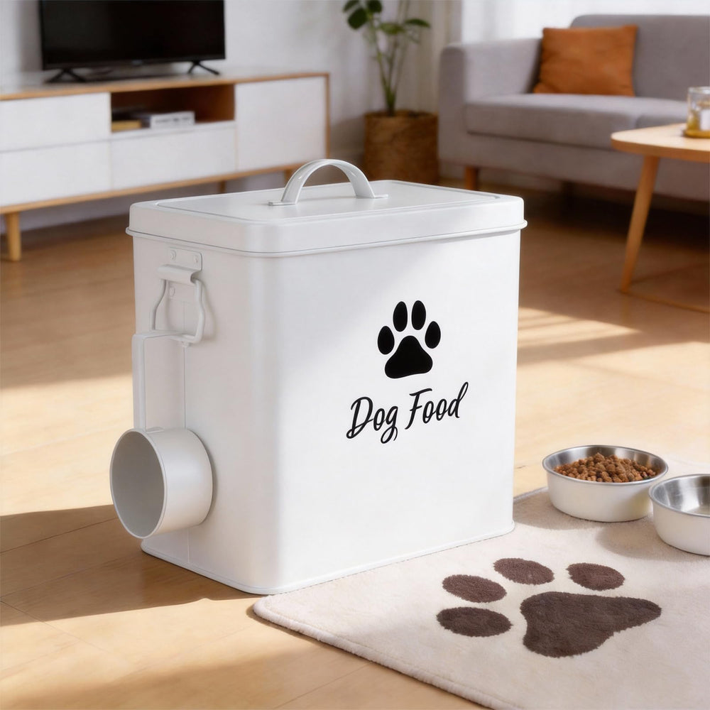 Himake scène quotidienne avec chien près de la boîte pratique