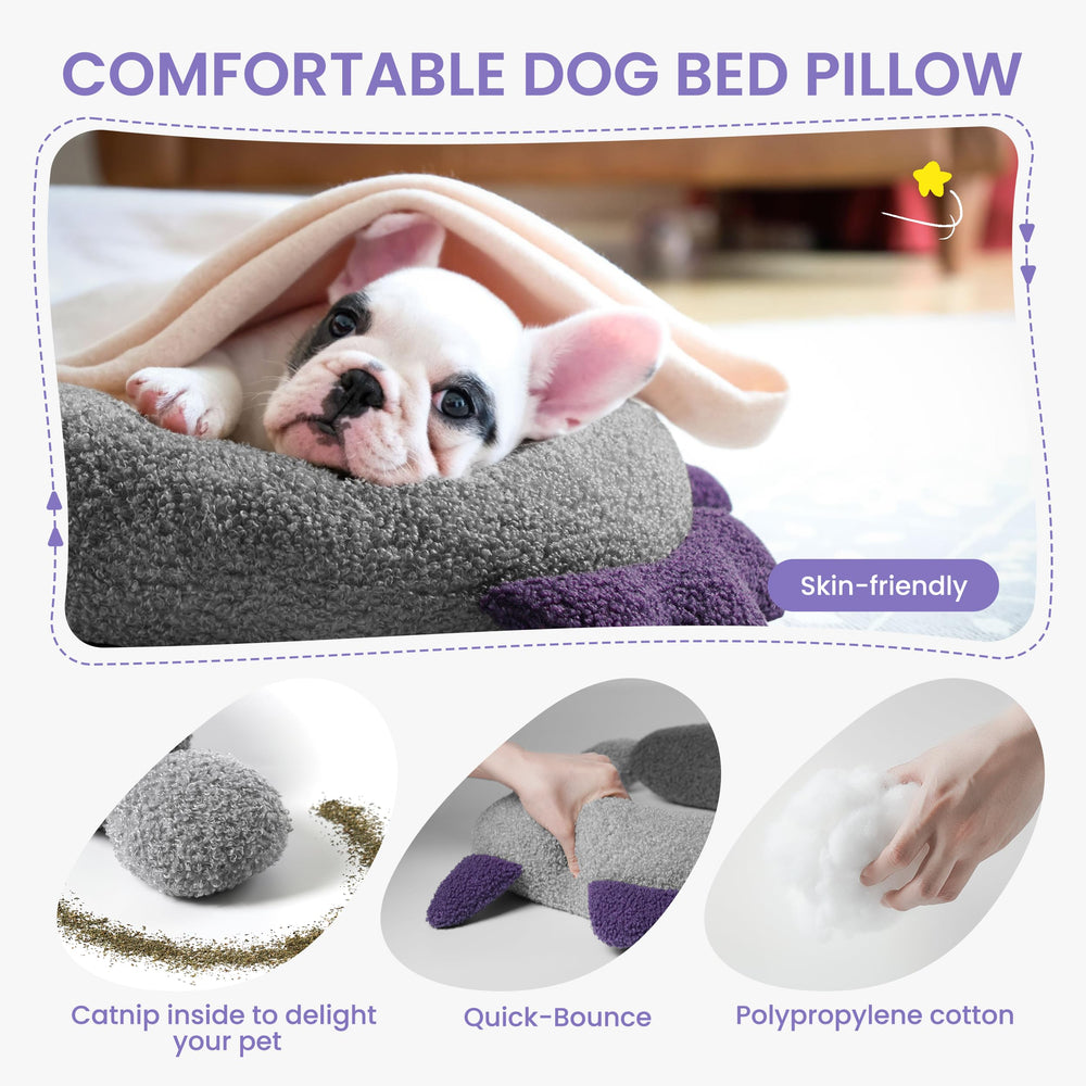 HiPetpy coussin à côté d’un ruban métrique pour comparaison de taille pratique