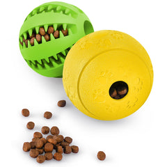 HIPPIH balle verte face montrant texture pour soin des dents