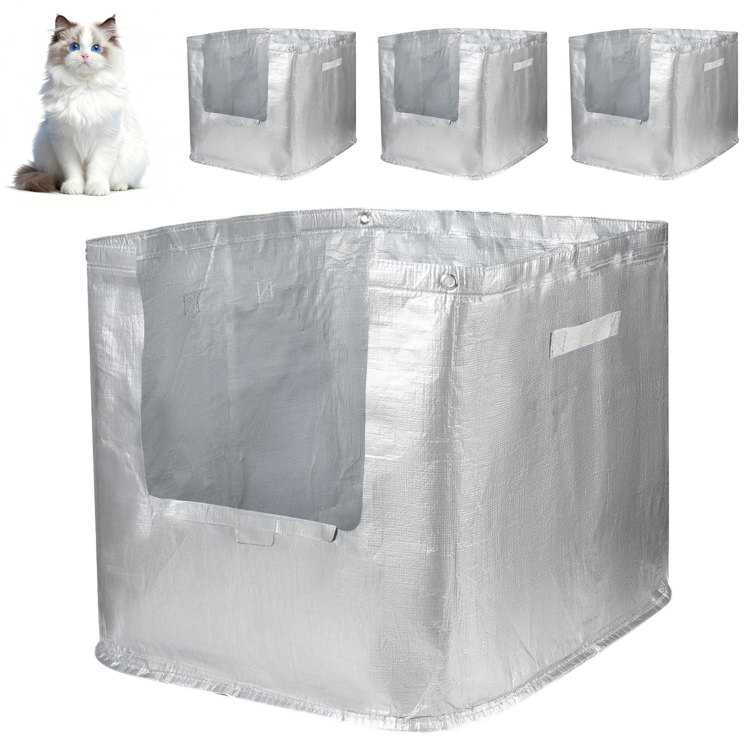 HIREGIGI vue avant du liner ajusté au bac Modkat XL, protection efficace