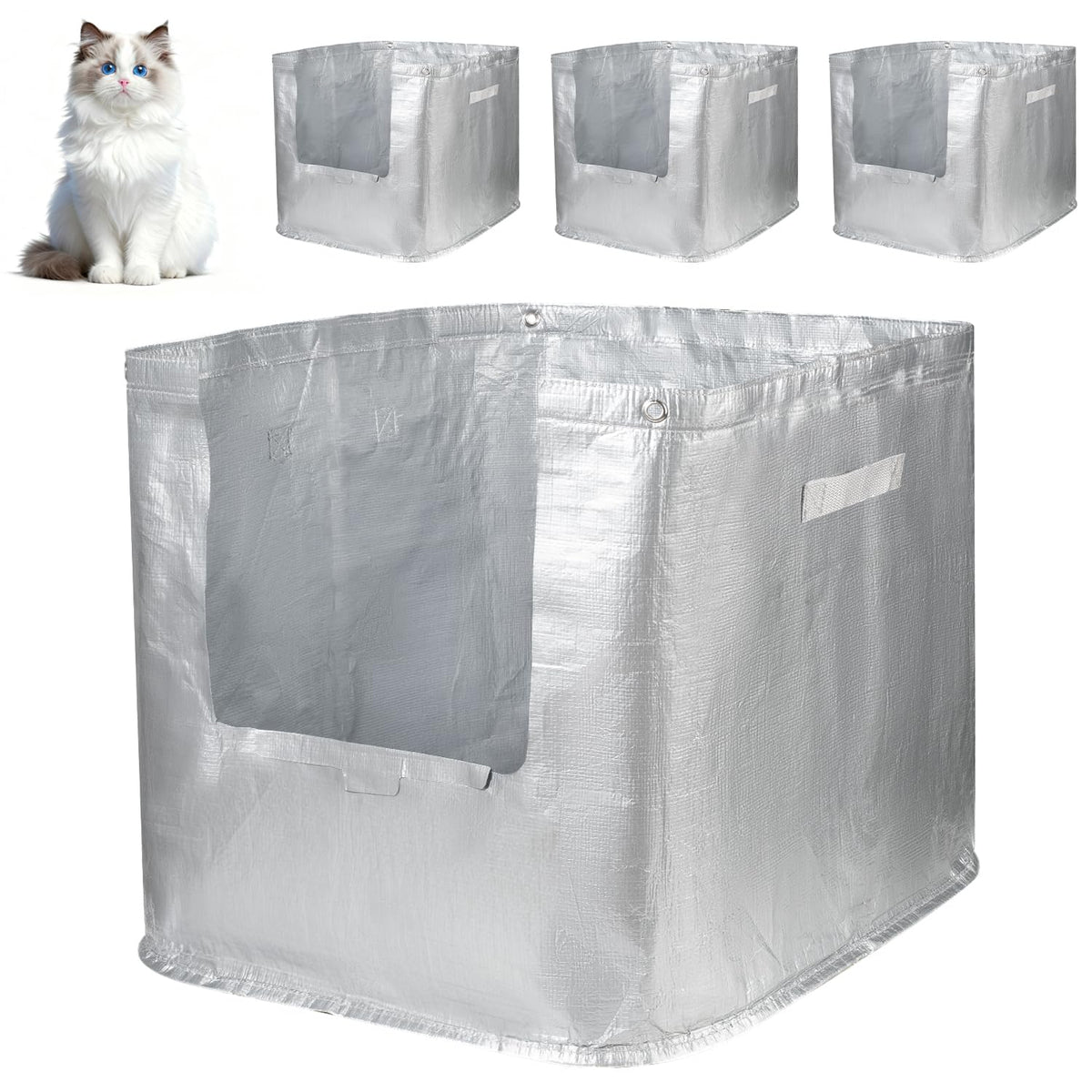 HIREGIGI vue avant du liner ajusté au bac Modkat XL, protection efficace