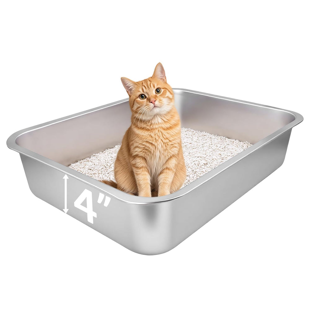 HNeekyr vue avant du bac en inox, design ouvert et durable
