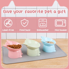 Hoemwarm tapis en silicone antidérapant gardant bols en place