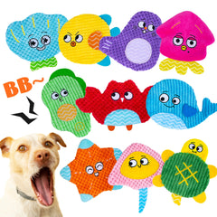 HOESDA pack avant montrant 10 jouets marins et attractivité sonore