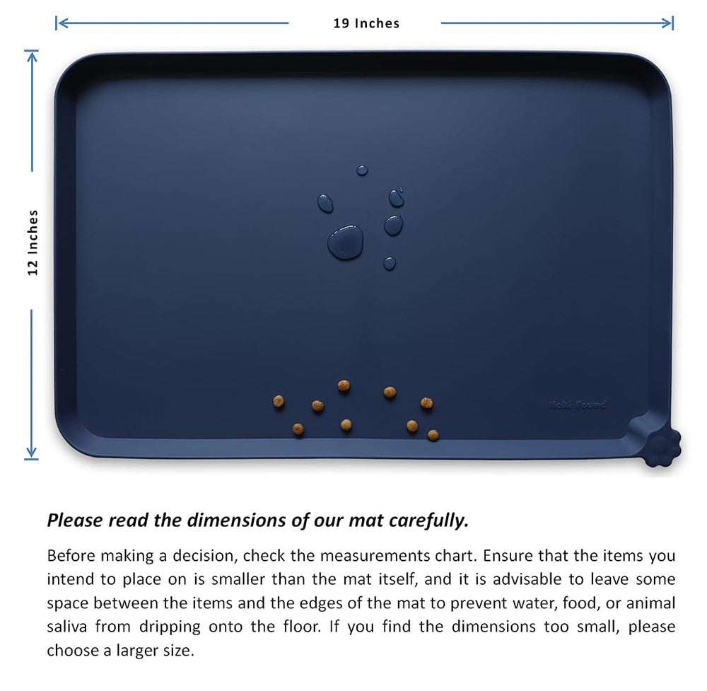 Hoki Found comparaison d'échelle montrant dimensions pratiques du tapis