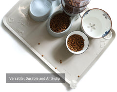 Hoki Found tapis comparaison taille illustrant couverture généreuse