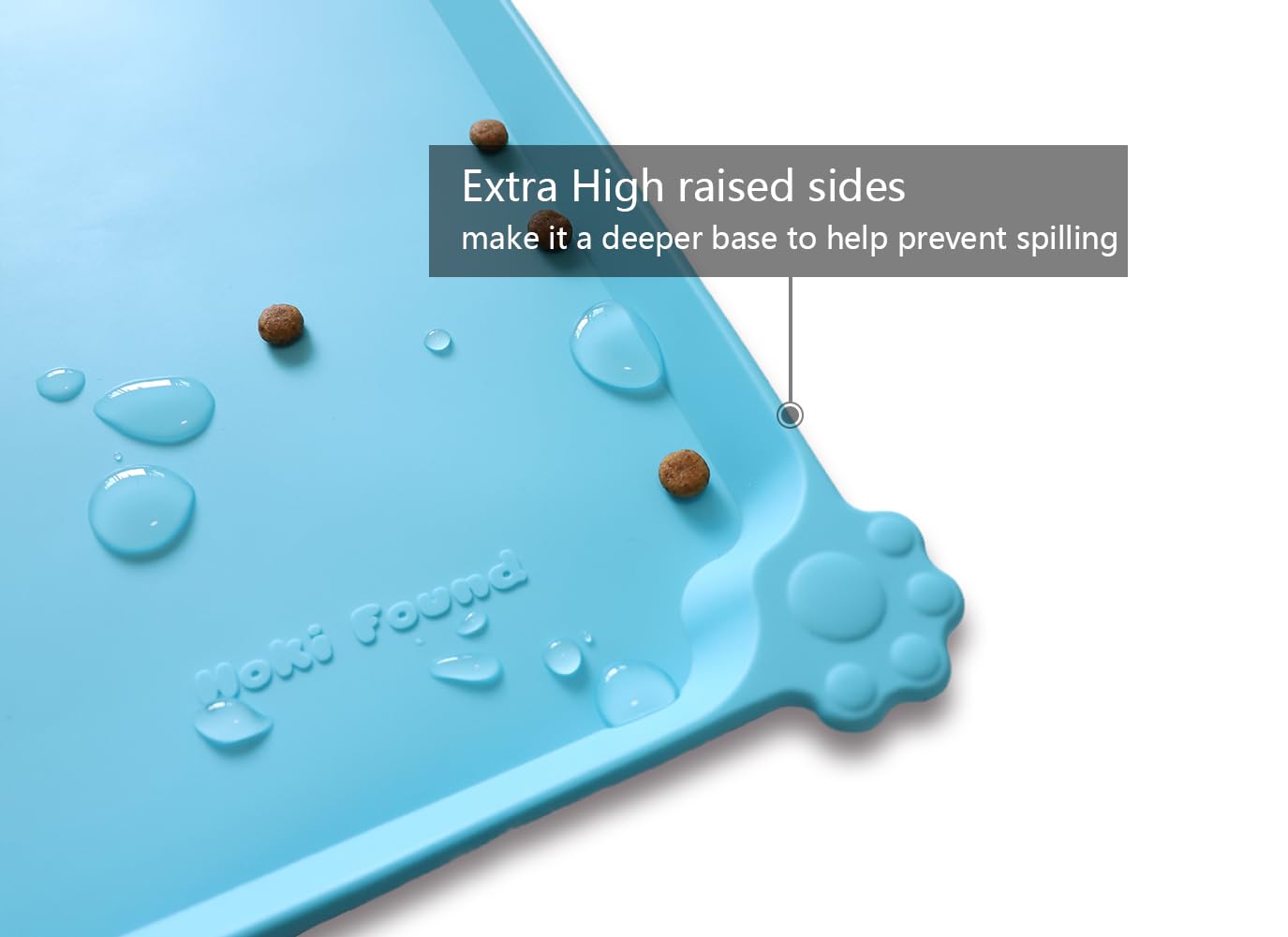 Hoki Found gros plan texture en silicone antidérapant pour stabilité
