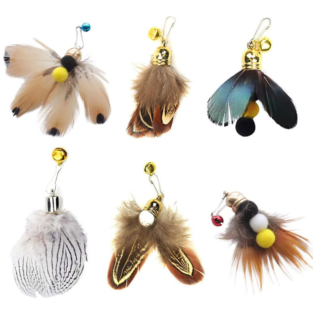 Hokoad emballage avant montrant les six recharges de plumes et grelots pour attirer l'attention