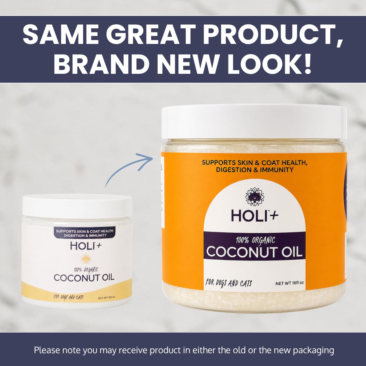 HOLI huile de coco sur cuillère illustrant la texture onctueuse et facile à doser
