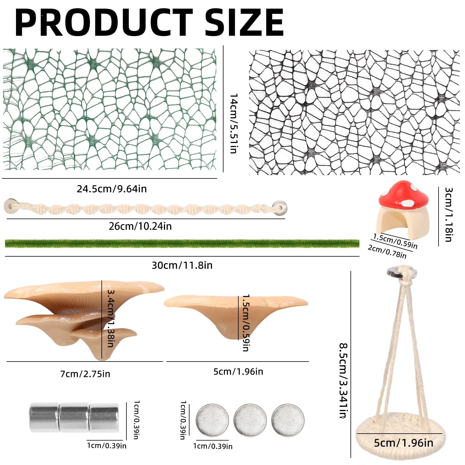 Hollima détail de la mushroom shelf offrant cachette et zone d'observation sécurisée
