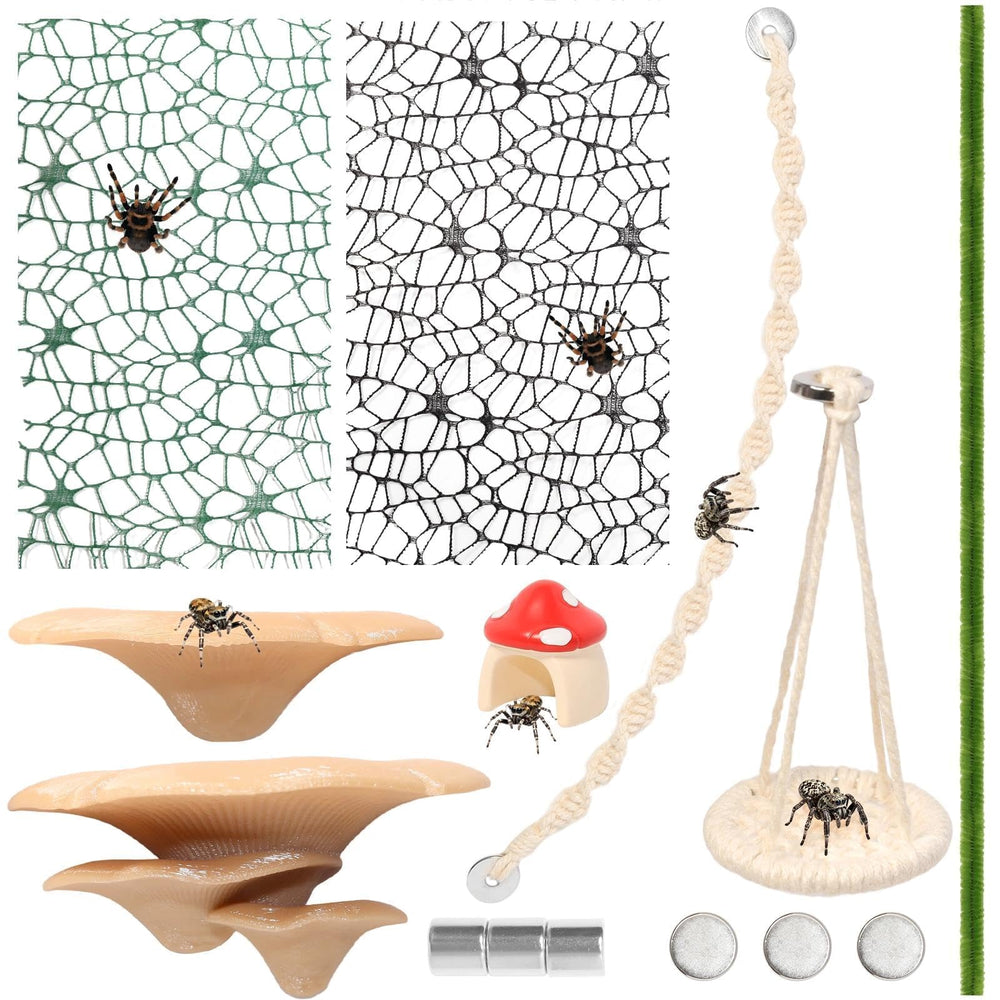Hollima vue face du kit entier montrant toutes les pièces pour enrichir l'habitat