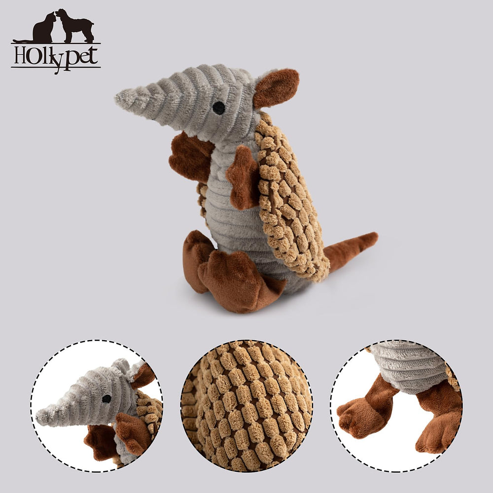 Hollypet armadillo chien joue extérieur encourage exercice et lien