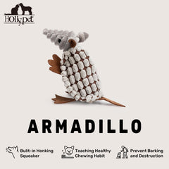 Hollypet armadillo chiot jouant stimule activité et interaction