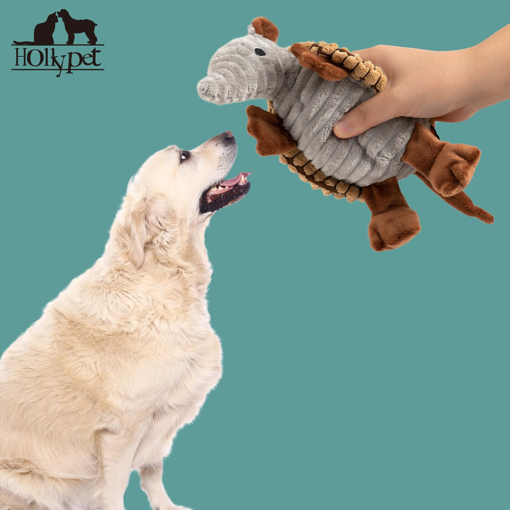 Hollypet armadillo détail étiquette qualité et instructions d'entretien