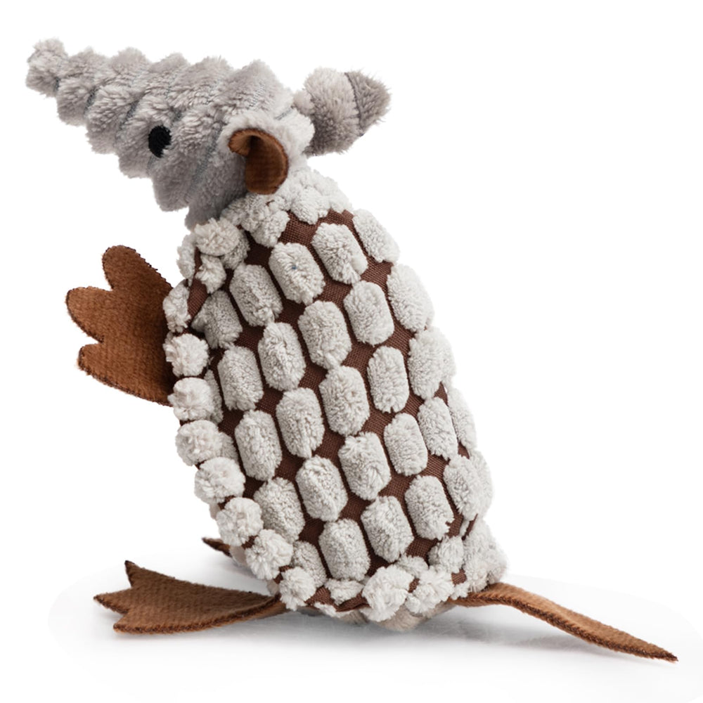Hollypet armadillo face avant montrant le design mignon et durable