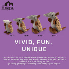 Hollypet armadillo gros plan texture apaisante pour gencives
